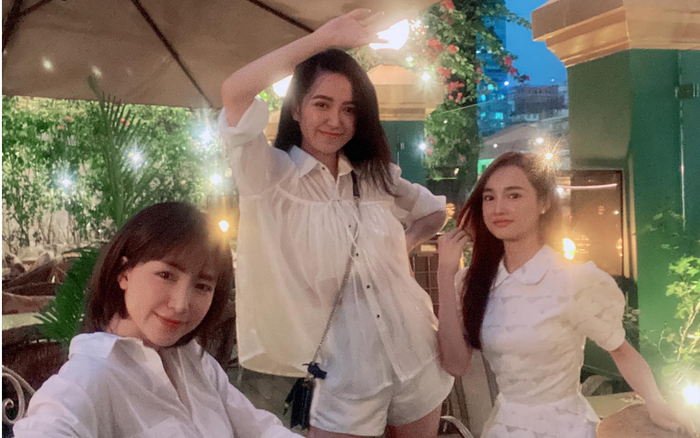 Nhã Phương đọ sắc Hòa Minzy, bà xã Trường Giang lại bị soi cánh tay như que củi Ảnh 2