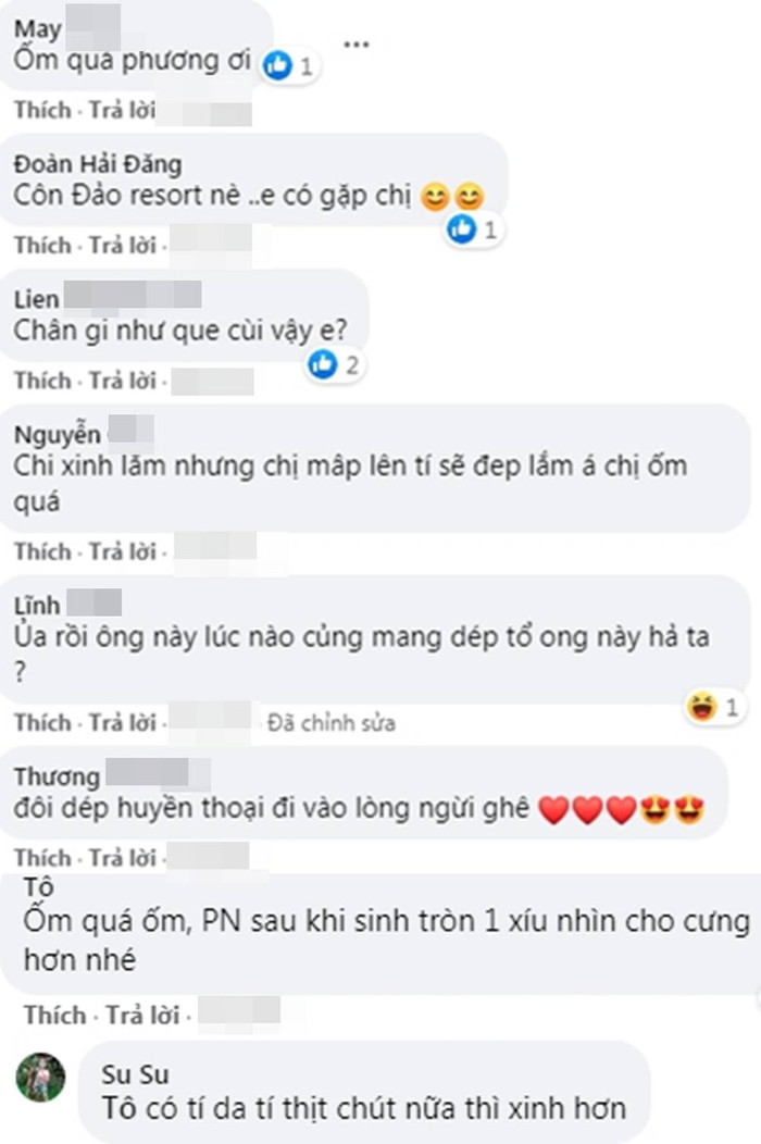 Không ít fan hâm mộ đã khuyên Nhã Phương nên tăng cân để càng xinh đẹp hơn