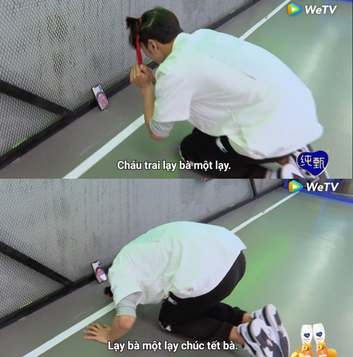 Hàn Bội Tuyền chúc tết bà