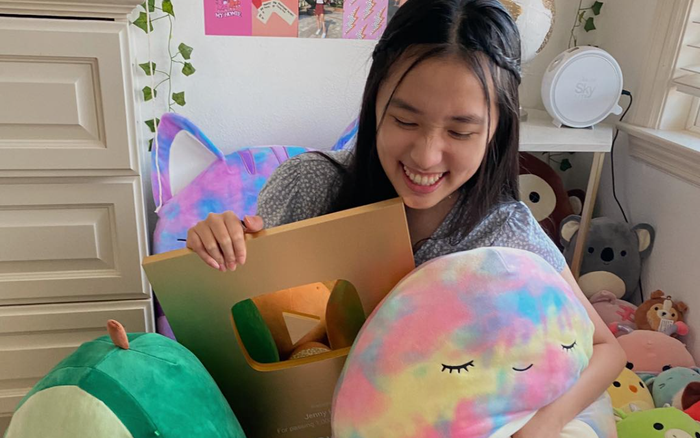 Khoe bộ sưu tập nút vàng YouTube, Jenny Huỳnh được anh trai hứa hẹn tặng ngay món quà độc lạ Ảnh 2