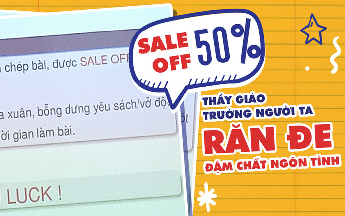 Thầy giáo trường người ta khiến học sinh không nhịn được cười: Răn đe nhưng vẫn đậm chất ngôn tình! Ảnh 2