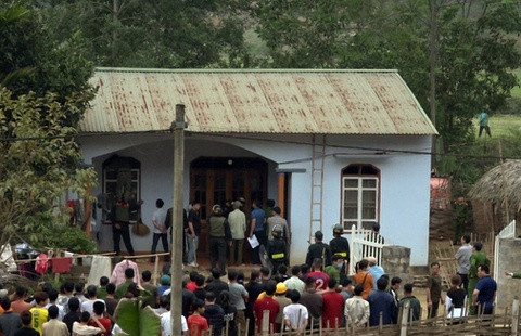 Ngôi nhà nơi xảy ra sự việc. Ảnh: Công an Bắc Kạn