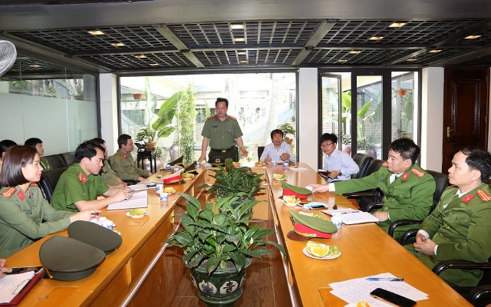 Giám đốc Công an tỉnh Hà Nam trực tiếp chỉ đạo, kiểm tra công tác bảo đảm ANTT tại chùa Tam Chúc Ảnh 2