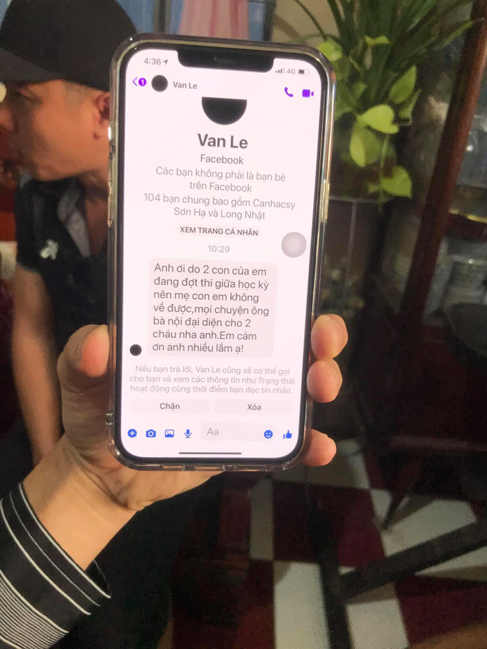 Tin nhắn chị Vân vợ đầu của cố nghệ sĩ đã uỷ quyền toàn bộ phần tiền mà mình nhận được (93,33 triệu đồng) cho bố mẹ của Vân Quang Long.&nbsp;