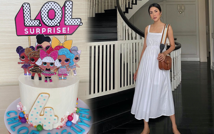 Hết nấu món ngon mỗi ngày, Hà Tăng dành hẳn 3 ngày để làm bánh sinh nhật hoành tráng tặng con gái Ảnh 2