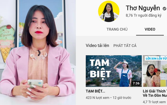 Thơ Nguyễn xin lỗi, ẩn hết video và tắt kiếm tiền từ YouTube trong video 'tạm biệt' Ảnh 2