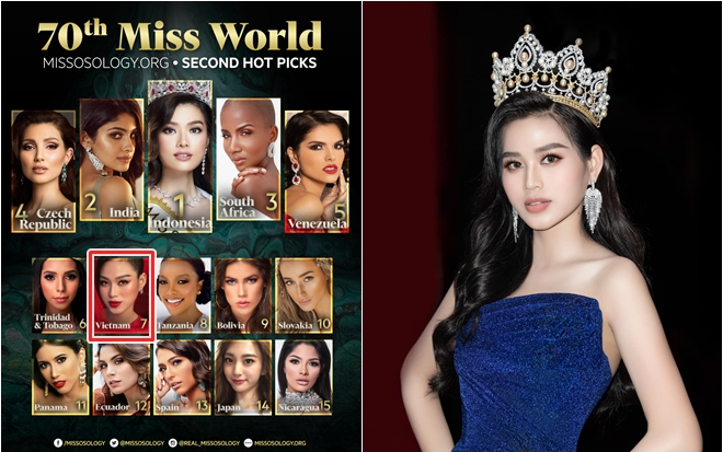 Missosology đánh giá cao Đỗ Thị Hà: Thăng hạng ngoạn mục từ Top 10 lên Top 7 bảng dự đoán Miss World Ảnh 2