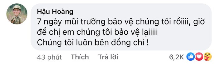 Và tất nhiên không thể nào thiếu 'đồng chí' Hậu Hoàng.