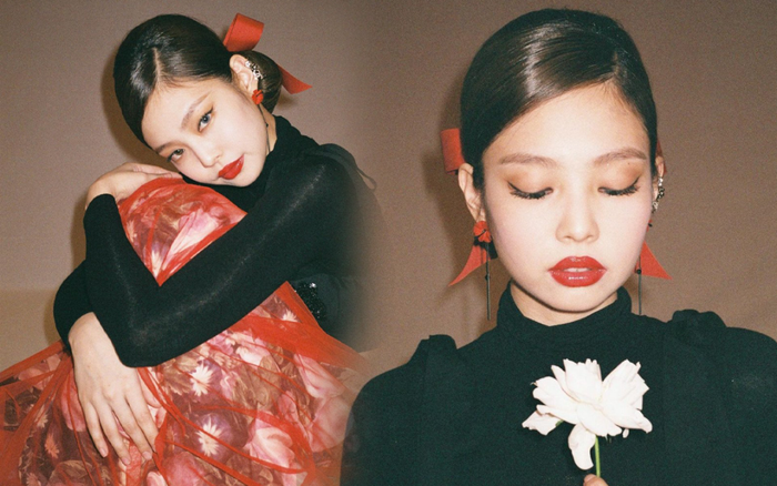 Jennie (BlackPink) 'chơi bạo' dùng hai màu lens khác nhau: 'Chất chơi người dơi' là đây Ảnh 2
