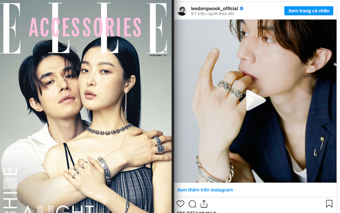 Lee Dong Wook đẹp tựa hoa trên trang bìa tạp chí ELLE số mới nhất Ảnh 2