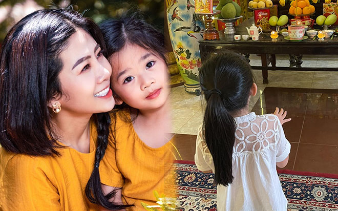 Con gái Mai Phương viếng mẹ: 'Xin hãy phù hộ cho con bé được bình an 1 đời' Ảnh 2