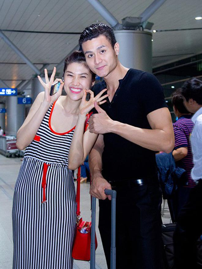 Thu Hằng từng bị đồn yêu đương với đàn em siêu mẫu Vĩnh Thụy 