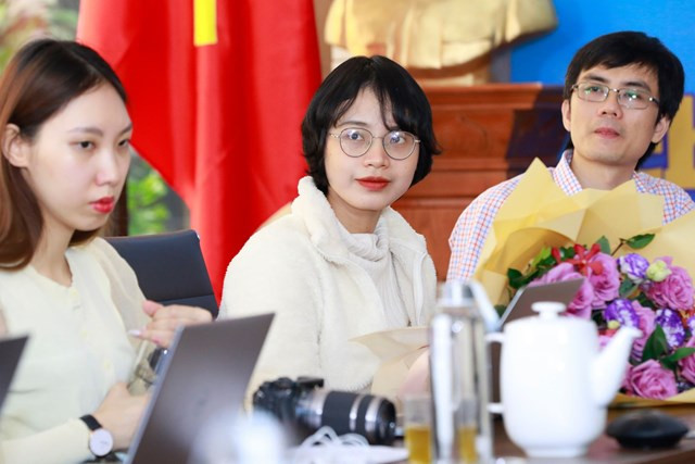 Cô Hoa khôi chiến thắng bệnh tật phần lớn là dựa vào sự lạc quan, dám chấp nhận và đương đầu với thực tại.  Ảnh: Quang Vinh/Đại Đoàn Kết