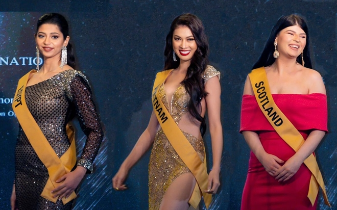 Đối thủ mất điểm, Ngọc Thảo ăn điểm với layout nổi bật ngay lễ ra mắt fan Miss Grand Ảnh 2