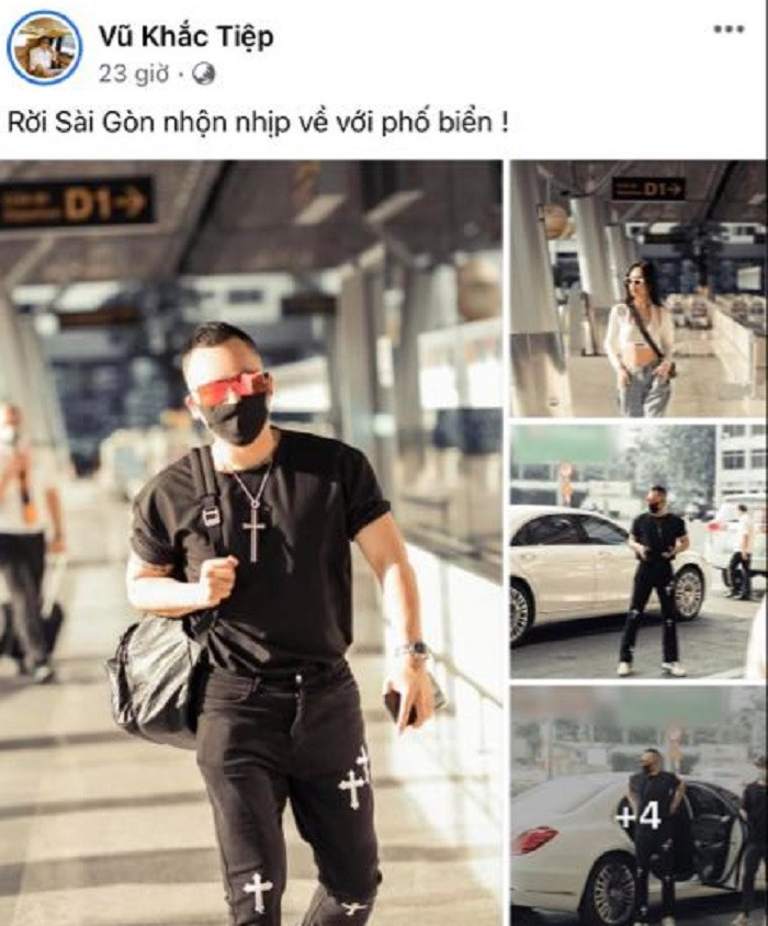Thực ra Vũ Khắc Tiệp chỉ rời Sài Gòn hoa lệ để về với thành phố biển Phú Quốc mà thôi.