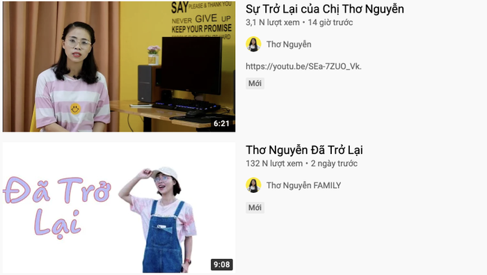 Kênh YouTube có tên Thơ Nguyễn thông báo quay trở lại khiến nhiều người hoang mang Ảnh 5