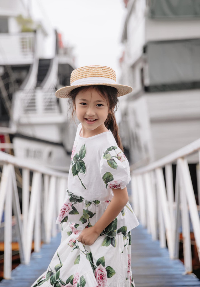 Ai nấy đều cho rằng, Huỳnh Viann có khả năng sẽ trở thành một mỹ nhân trong tương lai giống như mẹ của mình