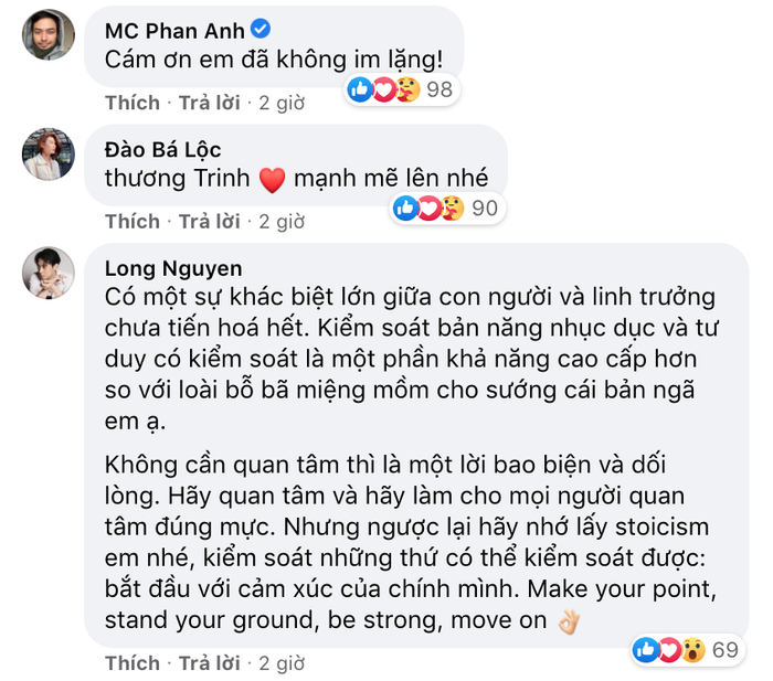 Cư dân mạng bình luận công kích Thái Trinh, dàn sao Việt phẫn nộ bênh vực Ảnh 3