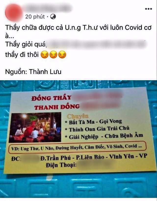 Thông tin lan truyền trên mạng xã hội. (Ảnh chụp màn hình).