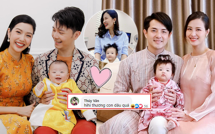 Á hậu Thúy Vân thả thính kết sui với Đông Nhi - Ông Cao Thắng, 'chốt đơn' bé Winnie làm con dâu Ảnh 2