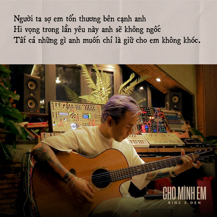 Tuyển tập những câu nói 'so deep', thính bay phập phồng của Binz và Đen Vâu Ảnh 7