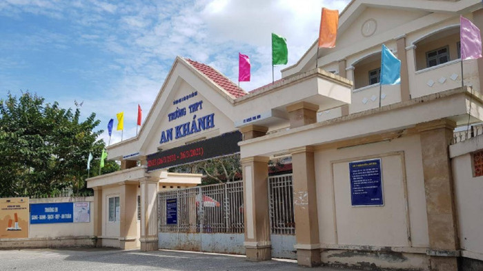 Trường THPT An Khánh, nơi xảy ra vụ việc