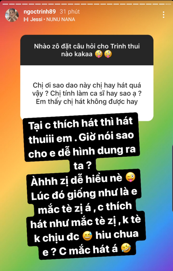 Câu trả lời lầy lội, gây shock của Ngọc Trinh.