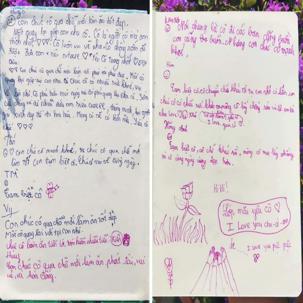 Những dòng lưu bút được các cô cậu học sinh để lại 