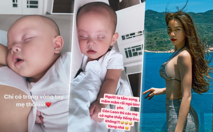 Hà Hồ hài lòng Lisa 'ngoan' hơn Leon, khéo khoe vòng 1 căng đầy của 'mẹ bỉm' 3 con Ảnh 2