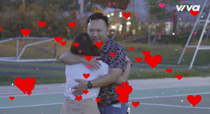 Tình cảm của hai cha con khiến nhiều người không khỏi cảm động