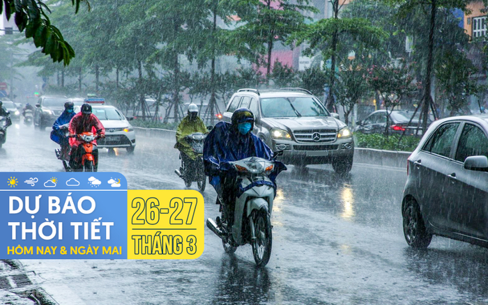 Dự báo thời tiết hôm nay và ngày mai 27/3: Cả nước có nắng nóng, chiều tối có mưa rào rải rác Ảnh 2