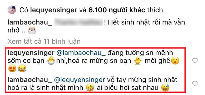 Bất ngờ nhận được khung hình kỷ niệm tại Đà Lạt khi đi ăn tối cùng nhau, Lệ Quyên ngỡ Lâm Bảo Châu mừng sinh nhật sớm nhưng hóa ra không phải sự thật.
