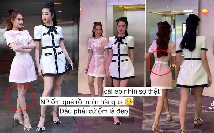 Nhã Phương gây choáng với cánh tay gầy guộc, eo bé xíu mất cân đối, fan chê: 'Ốm quá lại kém xinh' Ảnh 2