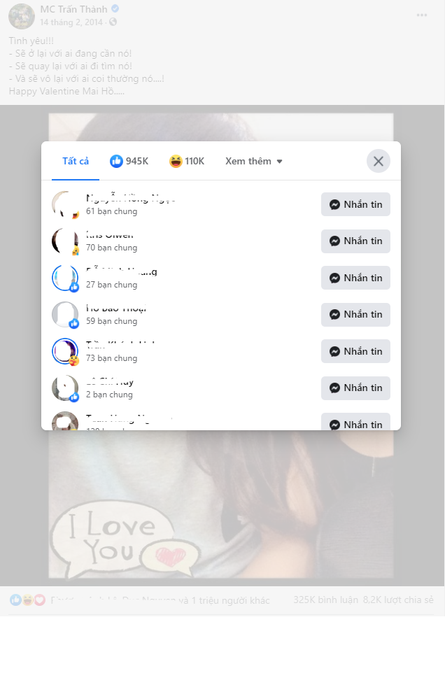 Bức ảnh Trấn Thành và Mai Hồ bất ngờ nổi lên new feed, bức hình 7 năm trước giờ đã triệu like Ảnh 5