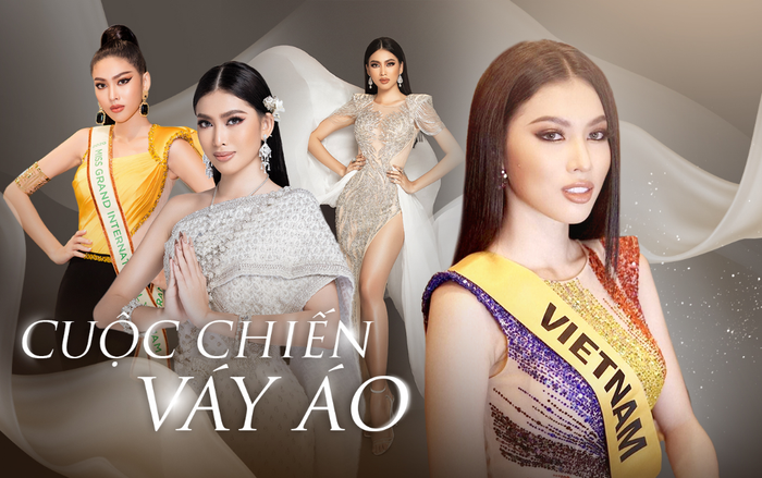 Chiến thuật váy áo cao tay của Ngọc Thảo tại Miss Grand: Đầm bồ câu - váy lục sắc cực kì được lòng fan Ảnh 2