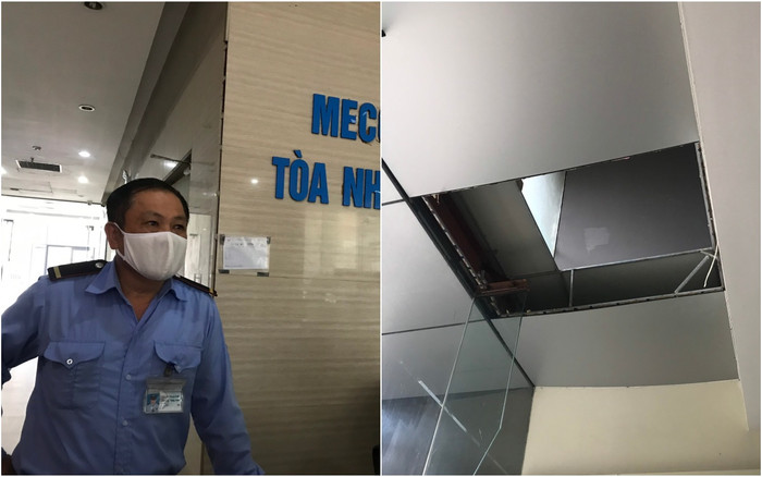 Nhân chứng bàng hoàng kể lại giây phút nữ giám đốc và nhân viên rơi xuống chung cư vì trần thủng Ảnh 2