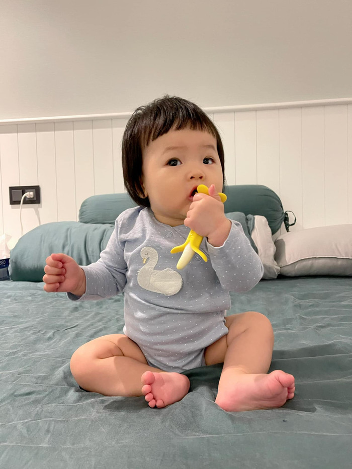 Đàm Thu Trang khoe ảnh Suchin hồi bé, đúng chuẩn 'cộp mác' bản sao của Cường Đô La Ảnh 3