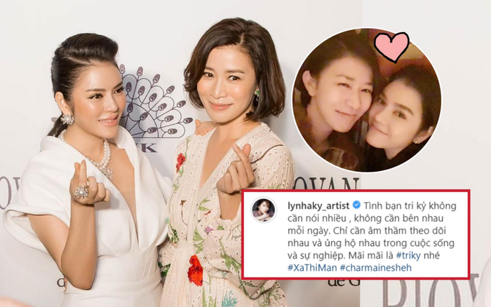 Lý Nhã Kỳ khoe tình bạn 'xuyên biên giới' với Xa Thi Mạn: 'Mãi là tri kỷ' Ảnh 2