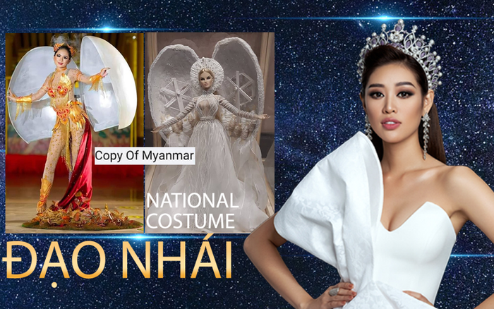 Vừa lộ diện, Trang phục dân tộc chính thức của Khánh Vân bị tố đạo nhái quốc phục Myanmar? Ảnh 2