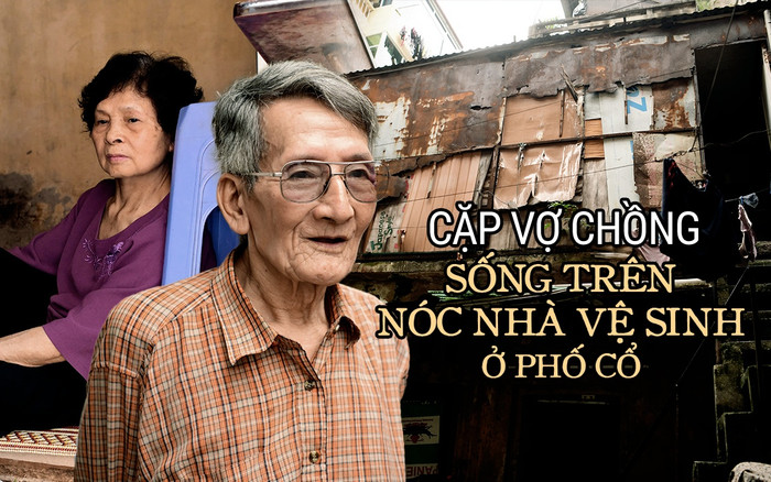 Cặp vợ chồng sống trên nóc nhà vệ sinh ở phố cổ: 'Cơ cực nửa đời người, nếu được di dời thì còn gì bằng' Ảnh 2