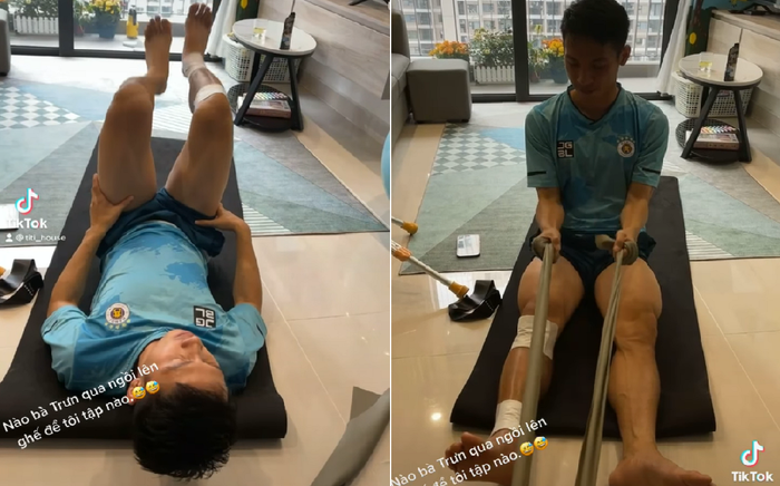 Vợ Hùng Dũng tiết lộ điều mà chồng quan tâm hơn cả đôi chân đang bị chấn thương Ảnh 2