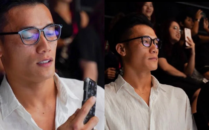 Mặc kệ 'vận xui' bị CLB TP.HCM gạch tên, Bùi Tiến Dũng vui vẻ lên đồ đi xem show thời trang Ảnh 2