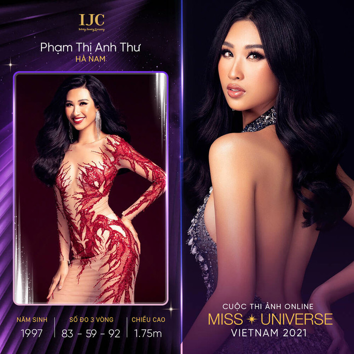 Anh Thứ quay trở lại đường đua Miss Universe Vietnam, hứa hẹn sẽ là một chiến binh đáng gờm trong cuộc thi năm nay. 