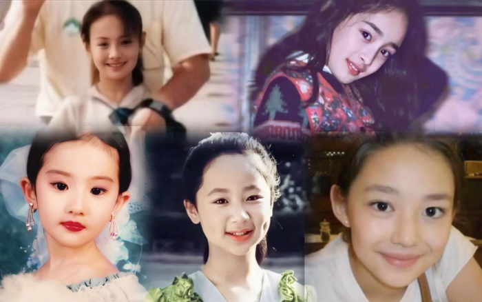 Ảnh thơ ấu của Dương Mịch - Dương Tử - Lưu Diệc Phi 'lép vế' trước mỹ nhân kém nổi này! Ảnh 2