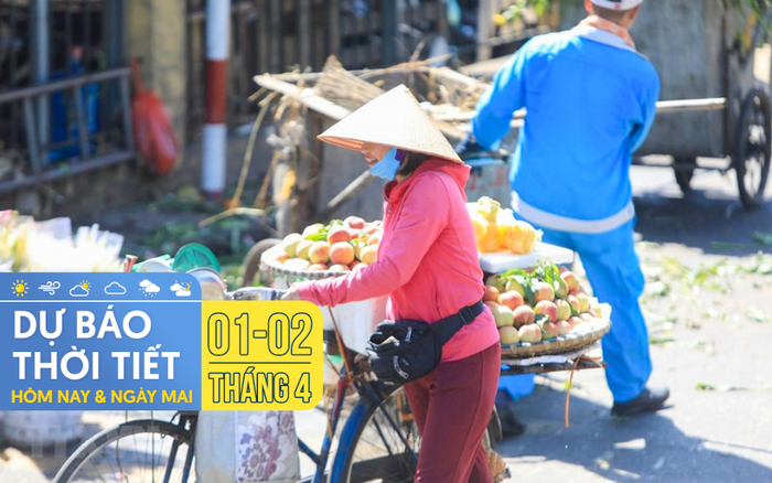 Dự báo thời tiết hôm nay và ngày mai 2/4: Cả nước nắng nóng, chiều tối và đêm có mưa rào và dông Ảnh 2