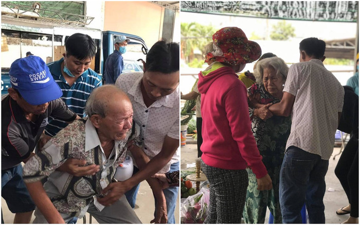 Bố mẹ ruột của nạn nhân Bùi Thị Loan đau đớn đến ngã quỵ trước sự mất mát quá lớn của gia đình