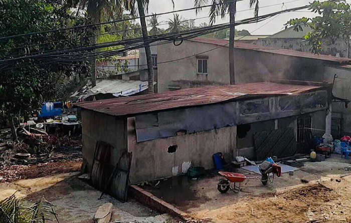 Ngôi nhà xảy ra vụ việc