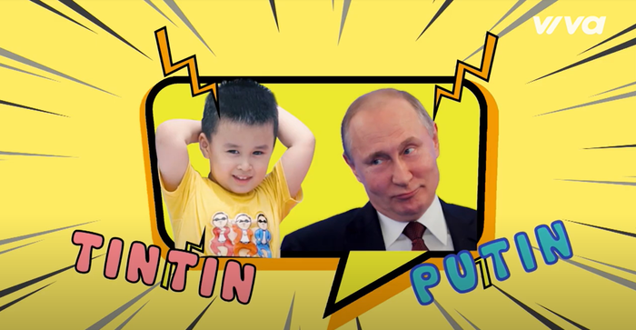 Tin Tin trông cực kỳ giống với Tổng thống Nga - Putin