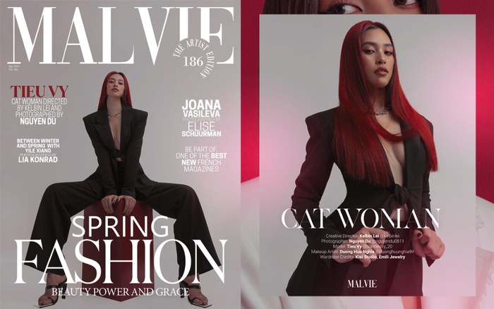 Tiểu Vy 'nổi loạn' tưng bừng, lên hẳn bìa tạp chí Pháp Ảnh 2