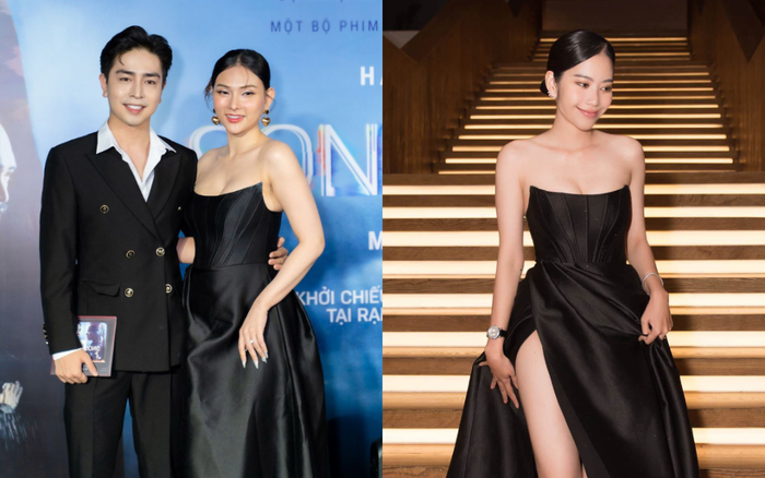 Thu Thủy mất điểm khi đụng hàng Nam Em, lộ rõ vòng eo bánh mì to tướng Ảnh 2